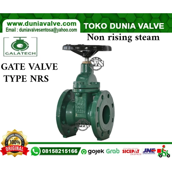 GALA GATE VALVE DN80 3" INCH NRS CONECTION FLANGE END