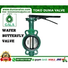 GALA WAFER BUTTERFLY VALVE DN80 3" INCH TYPE LEVER CAST IRON - ORIGINAL 1